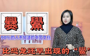 爨和鲎怎么读什么意思？一个浓缩博大文化，一个5亿年前已出现