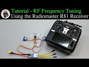 Tutorial - OpenTX RF Frequency Tuning with the Radiomaster TX16S & Radiomaster R81-D SBUS Receiver