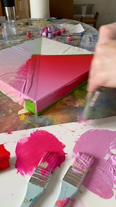 5K views · 129 reactions | Making ‘Rose Tinted Glasses’ - on of my favourite pieces from the upcoming release  | Liz M Clarke Art | Facebook