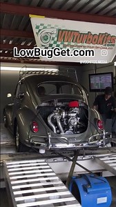 lowBugGet.com turbo kit on the dyno. #turbovw #boostedvw #vw #volkswagen #dailydriver #boost #turbo