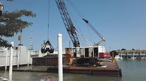 4.7K views · 67 reactions | Our Port Clinton Dock is being dredged today! We've been docking the vessels facing the opposite direction.  | Jet Express Ferry to Put-in-Bay, Kelleys Island & Cedar Point | Facebook