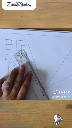 Easy Step-by-Step 3D Cube Tower Drawing