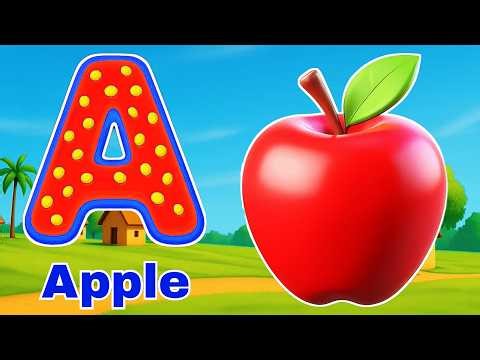 A for Apple, B for Ball | ABC Phonics Song | English Alphabet Learning | Kids Song