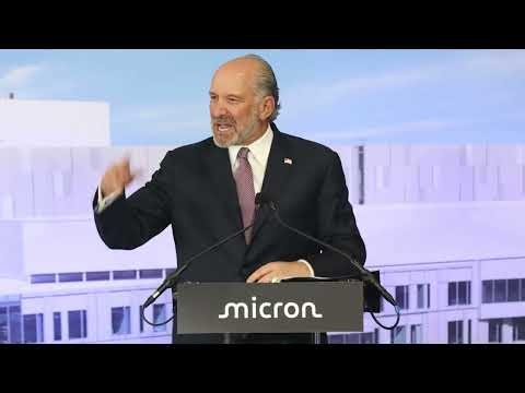 First concrete flows at giant computer chip factory site in NY