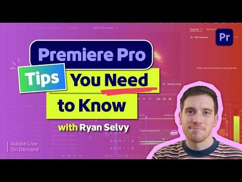 EP 06: 7 Adobe Premiere Pro Settings That Will Help You Edit Faster