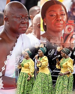 249K views · 5.3K reactions | Wow Beautiful Arrival by OTUMFUO & HIS WIFE, As Daughters Of Glorious Compose A special song | SMART GHANA TV | Facebook