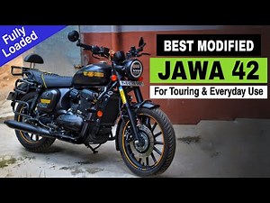 JAWA 42 MODIFICATION || BEST MODIFIED 42 FOR TOURING ||