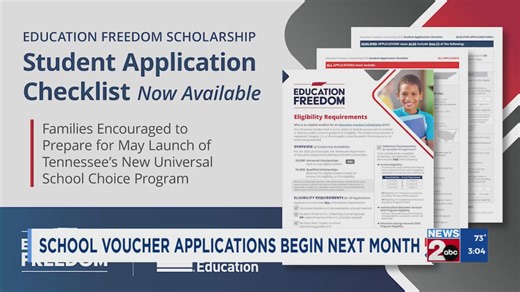 TN school voucher applications begin in May