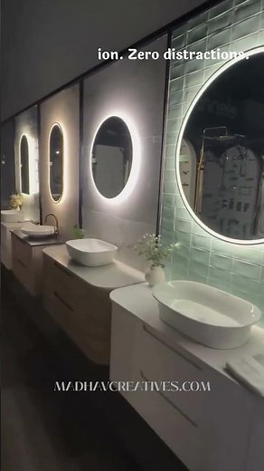 Upgrade Your Bathroom with These Stunning LED Mirrors | Aesthetic Home Decor #madhavcreatives