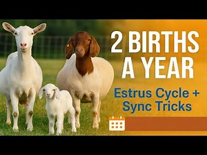 Master Goat Breeding: Achieve 2 Births Per Year with Estrus Synchronization