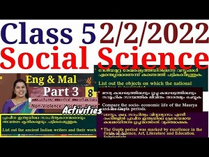 Class 5 Social Science Worksheet 2/2/22|Class 5 Social Science Chapter 8 part 3Activities‪@educutz131‬