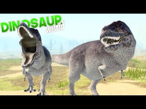 Vida da REXY, Novo Tiranossauro Rex e Novo Mapa! | Dinosaur World Mobile (01) (PT-BR)