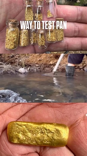 This simple test panning method is perfect for a visit to a new creek. Jump in and see if there’s gold. Right away. | Sluice Box Karl