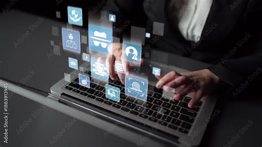 Cyber security icons show cyber attack defense, malware protection, and data security. Cybersecurity prevents hacking, ensures safety, and strengthens cyber attack resilience. Funnel