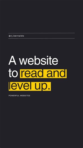 A website to rwad and level up! Here’s the link: rjbernaldo.com/free-spreadsheet
