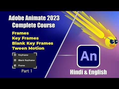 Adobe Animate 2023 Basics II Frame by frame animation on the Timeline - Adobe Animate CC Tutorial