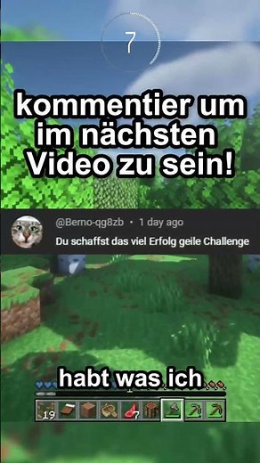 Minecraft Durchspielen ABER nur 10 Sekunden | TAG 20