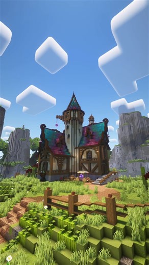 Mythical Manor Build in Minecraft: A Fantasy Home Guide