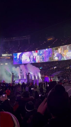 Experience Ravens QB Lamar Jackson intro at M&T Bank Stadium #Ravens #NFL #shorts