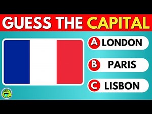 Guess The Capital City Of The Country | Capital City Quiz 🌍