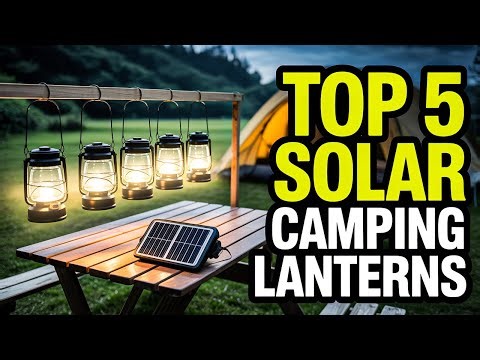 Top 5 Solar Camping Lantern Rechargeable 2026!🔥🔥