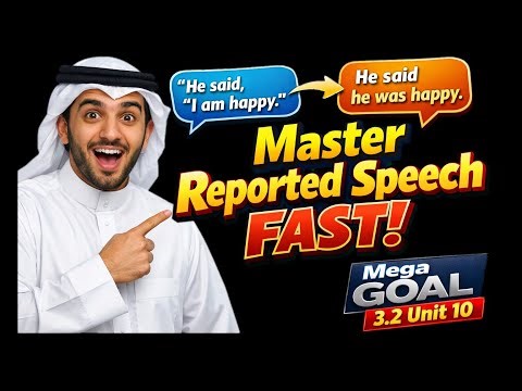 Direct vs. Reported Speech: Your ULTIMATE Guide (Mega Goal 3.2 Unit 10 English Grammar)
