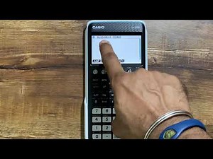 Casio fx- CG50 Convert Radians to Degrees.