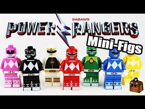 Power Rangers Movie Custom LEGO Minifigures