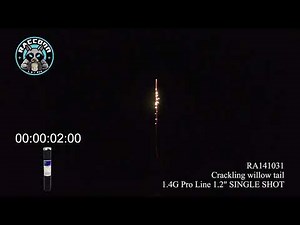 Raccoon Fireworks 1.4G Pro RA141031--Crackling willow tail