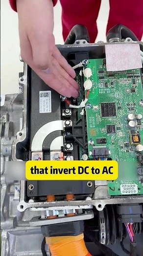 How EV Power Turns DC into Three-Phase AC ⚡ Motor Controller Explained #evtrucks #ev #batterypack