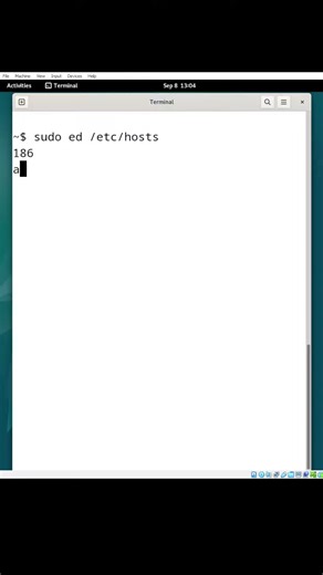 The Fastest Way to Make Edits in Linux #coding #ed #editor