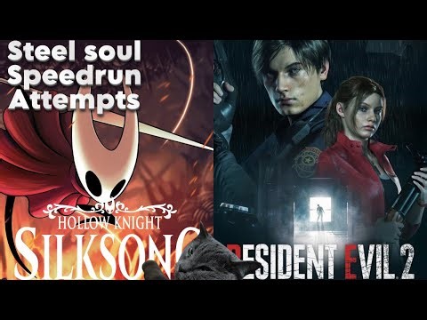 (shorts) Hollow Knight: SIlksong Speedrun attempts then Resident Evil 2 remake!