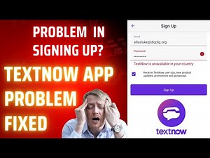 TextNow Sign Up Problem Fix (Working Trick) | TextNow All Problem Solution