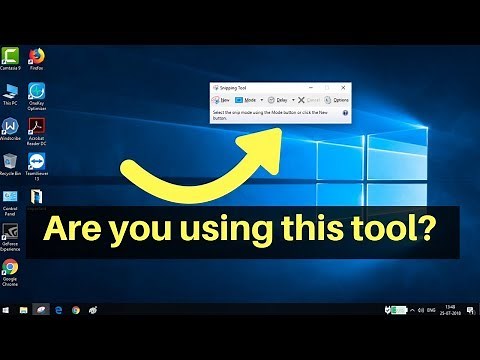 What is Snipping Tool in Windows and how to use it?