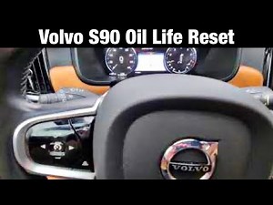 How to reset the service in the Volvo S90?