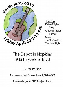 Celebrate Earth Day with Edina High School’s Project Earth, Local Musicians