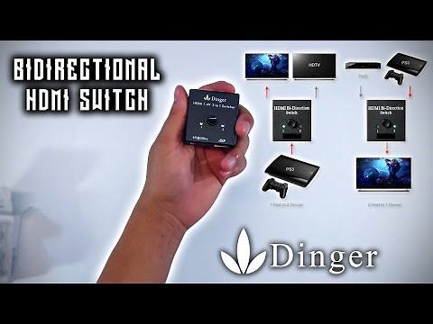 Dinger Bi-Directional 4K HDMI Switch (Unboxing)