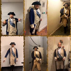 4.5K views · 211 reactions | The pride of Mount Vernon - the six George Washingtons from around the world! | Hamilton West End | Facebook