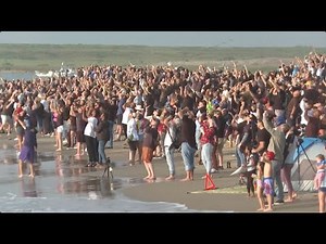 Spectators watch as SpaceX Starship rocket explodes after launch