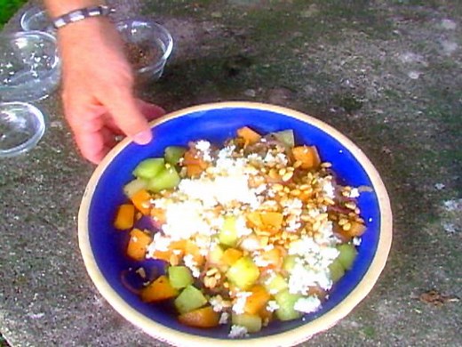 Hot Melon Salad