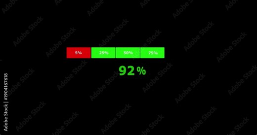 Electric Car Battery Status Indicator Motion Graphic. High Quality Digital EV Charging Progress Animation for Sustainable Energy