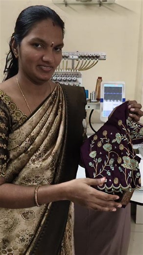 kanishkaa_embroidery on Instagram: "Computer embroidery work"