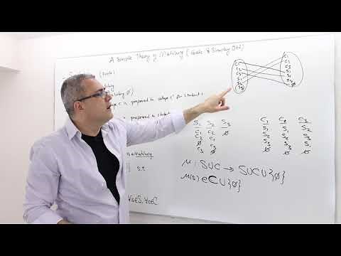 (AGT7E2) [Game Theory] A Simple Theory of Matching: Gale and Shapley's One-to-One Matching