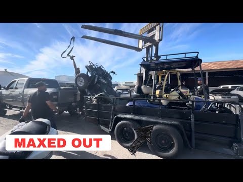 Saturday early morning car haul. Auction day, we went to buy.