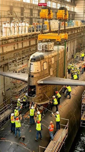 Operation completed: the submersible unit is now fully