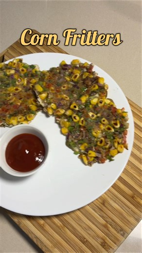 Crispy corn fritters ready in minutes… try now! 😋 ‪@Yashspicelab11‬ #viral #trending
