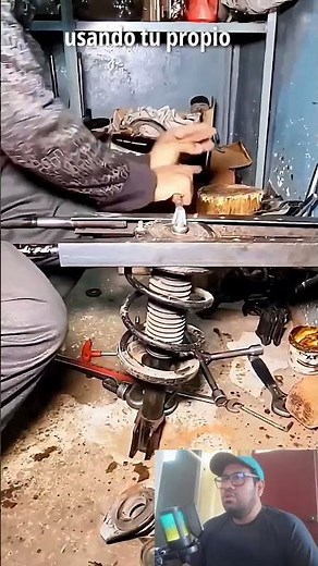 ✅Idea for a Spring Compression Tool #mechanics #cars #workshop