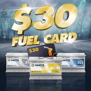 For a limited time, when you purchase any VARTA car battery from...
