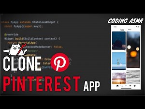 [Coding ASMR] Creating a Pinterest App with Flutter