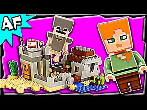 Lego Minecraft DESERT OUTPOST 21121 Stop Motion Build Review